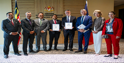 Asia Digital Engineering Sdn. Bhd. (ADE), anak syarikat penyelenggaraan, pembaikan dan baik pulih (MRO) milik Capital A Berhad, menandatangani dua perjanjian jangka panjang bersama Air France serta Air France Industries KLM Engineering & Maintenance (AFI KLM E&M) / Foto Bernama