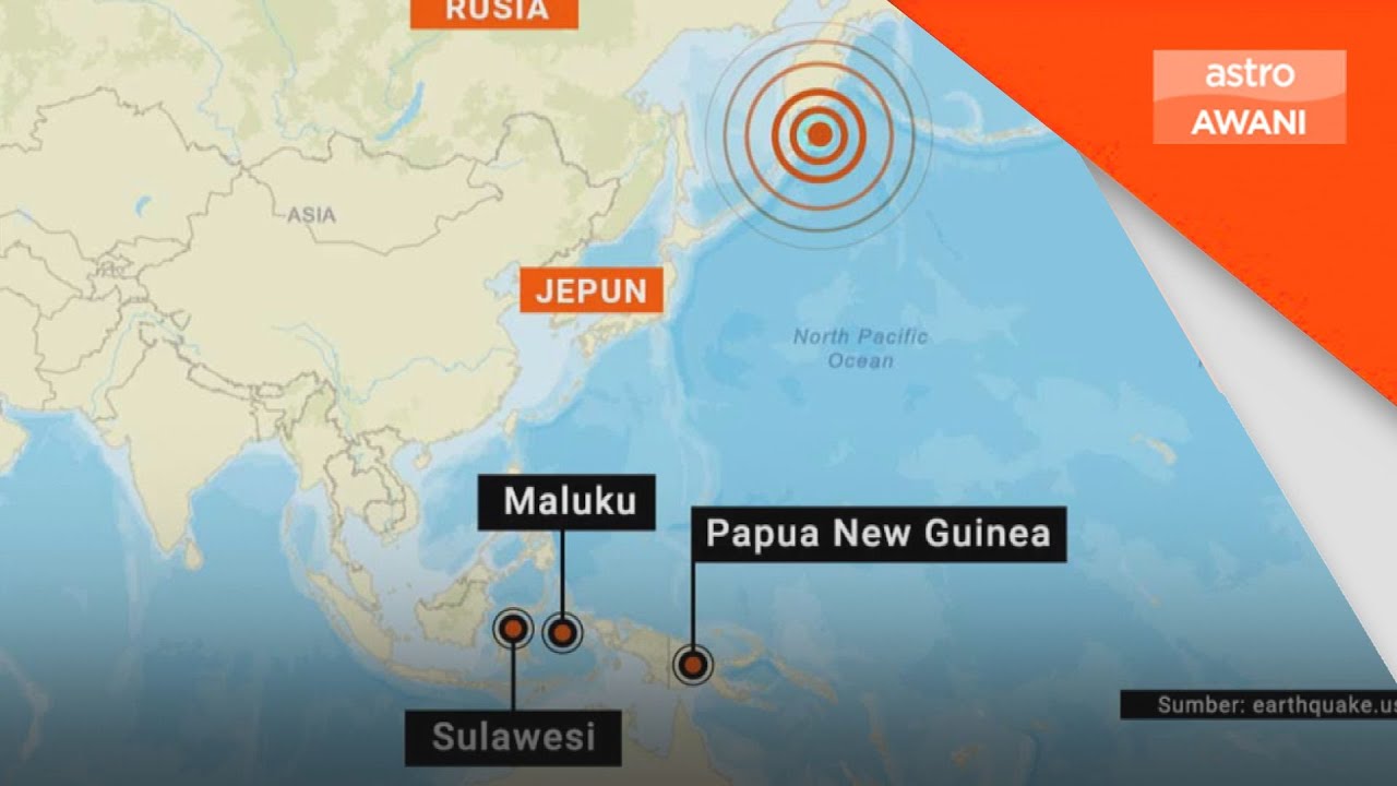 Indonesia keluarkan amaran Tsunami di tiga wilayah